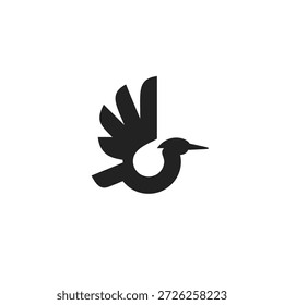 Modern Search Bird Logo Design 