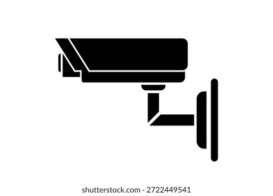 Plano de fundo do ícone da câmera de segurança moderna