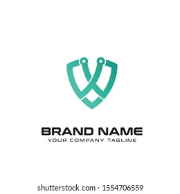 Modern Security Logo Design vector template for Company