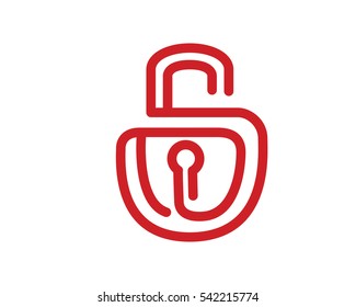 Modern Security Shield Protection Logo