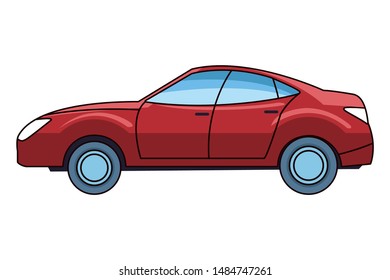 Japanese Sport Car Rear View Illustation Stock Vector (Royalty Free ...