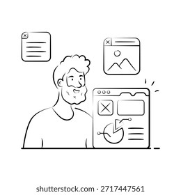 Tendências modernas de SEO com análise, otimização de sites e ferramentas de desenvolvedor