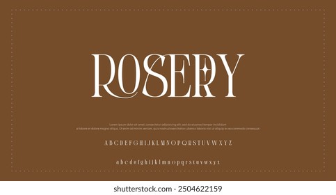 A Modern Serif Font with a big set of ligatures and alternates, this typeface can be used for logos as well as for many other purposes.