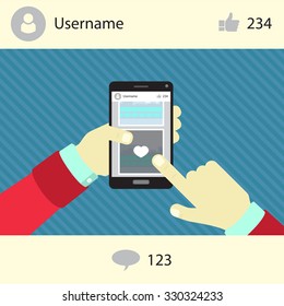 Modern services for editing and viewing photos taken on a mobile phone