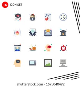Modern Set of 16 Flat Colors and symbols such as sauna; woman; page; wreath; award Editable Pack of Creative Vector Design Elements