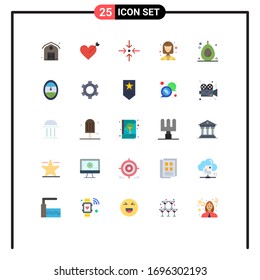 Modern Set of 25 Flat Colors and symbols such as window; plane; scale; fruit; avocado Editable Vector Design Elements