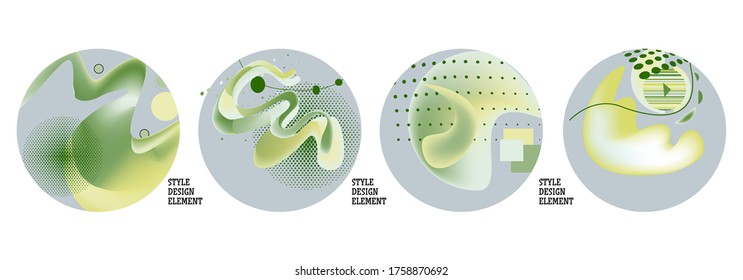 Modern set of abstract banners. Vector bright template banners. Template ready for use in web or print design.