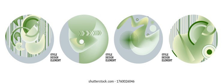 Modern set of abstract banners. Vector bright template banners. Template ready for use in web or print design.