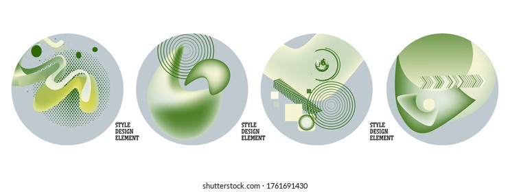 Modern set of abstract banners. Vector bright template banners. Template ready for use in web or print design.