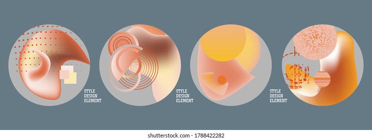 Modern set of abstract banners. Vector bright template banners. Template ready for use in web or print design.