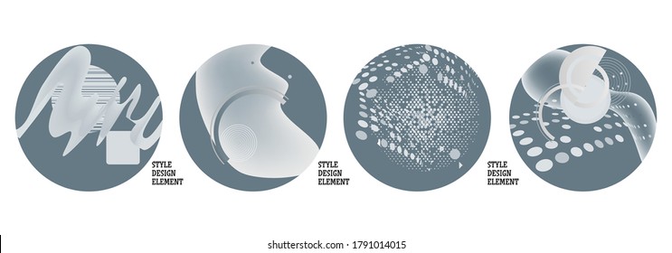 Modern set of abstract banners. Vector bright template banners. Template ready for use in web or print design.