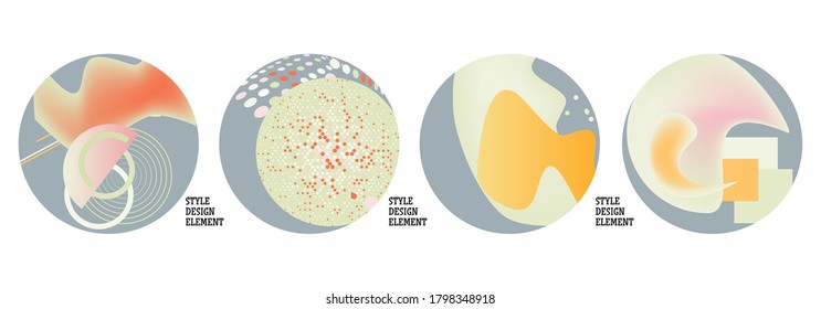 Modern set of abstract banners. Vector bright template banners. Template ready for use in web or print design.