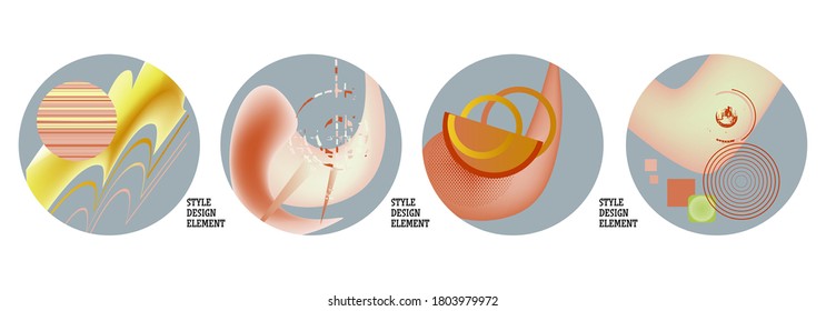 Modern set of abstract banners. Vector bright template banners. Template ready for use in web or print design.