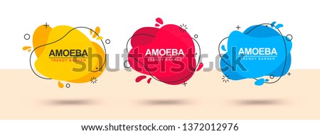 Modern set of abstract banners. Vector template banners. Template ready for use in web or print design.