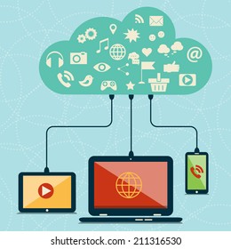A modern set of infographics and icons Social Media. Abstract infographics design. Social network, communication in the global computer networks.