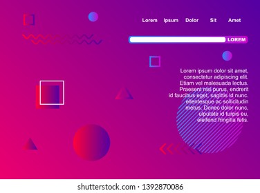 modern set landing abstract background