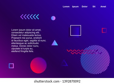 modern set landing abstract background