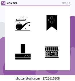 Modernes Set von festen Glyphen, Pictograph von Rohren; Geschäft; Tag; Extraktor Vektor-Designelemente für den Markt