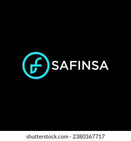 Modernes Design für SF-Letter Safinsa Firmenlogo