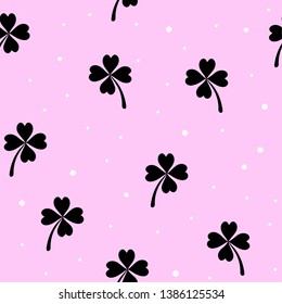 modern shamrock repeat pattern design