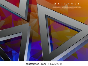 modern shape abstract triangle background
