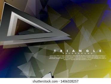modern shape abstract triangle background