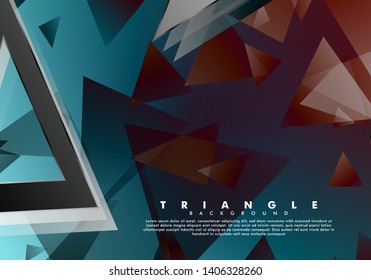 modern shape abstract triangle background