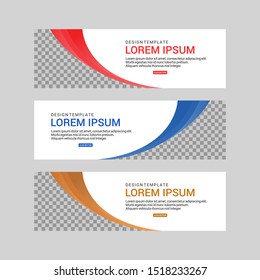 Modern Shape Banner Design, Modern Background Banner Design, Templates Banner Design. EPS 10