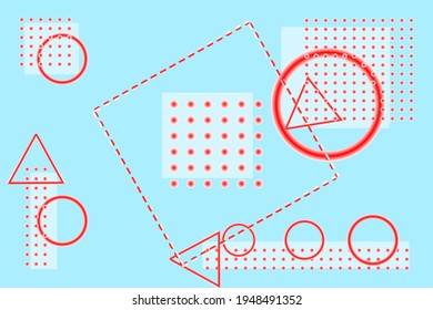 Modern shape colored background. Abstract color design of geometric elements pattern background. Decorate for ad, poster, artwork, template design, print, cover.