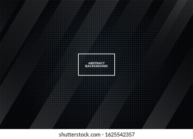 Modern shape concept. Black abstract geometric background