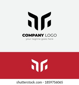 Diseño de diseño de la plantilla de diseño de logotipo de forma moderna diseño de icono vectorial. Logo sencillo para su empresa.