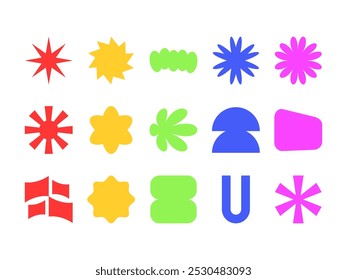 Modern Shape Design Element Set