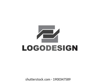 modern shape element icon identity and square design concept