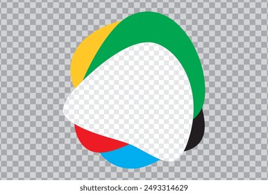 Modern shape element for logo