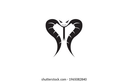 modern shape head snake cobra logo symbol icon vector graphic design illustration