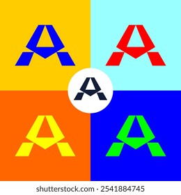 Diseño moderno del icono del logotipo de una forma.