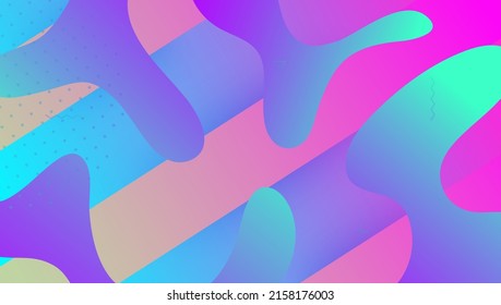 Modern Shape. Mobile Page. Fluid Background. Cool Liquid Flyer. Horizontal Template. 3d Landing Page. Digital Shapes. Purple Memphis Poster. Magenta Modern Shape