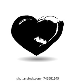 Modern Shape Stamps Collection,Grunge heart. Banners, Insignias , Logos, Icons, Labels and Badges Set. vector design element