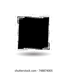 Modern Shape Stamps Collection,Grunge square. Banners, Insignias , Logos, Icons, Labels and Badges Set. vector design element