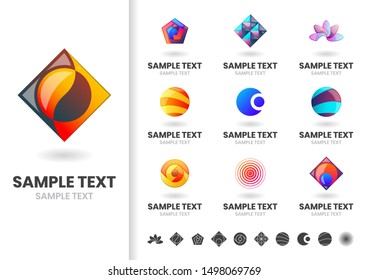 Modern Shape Vector for banner, poster, flyer