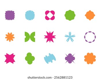 Modern Shape Vector Element Set