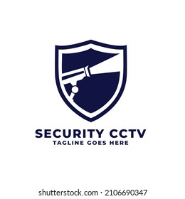 Modern Shield  CCTV Logo Design