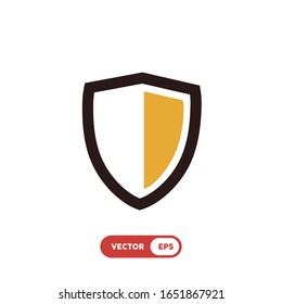 modern shield logo company with unique shape of emblem , really good for a security or technology company