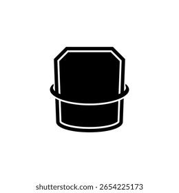 Design de logotipo de escudo moderno isolado no fundo branco
