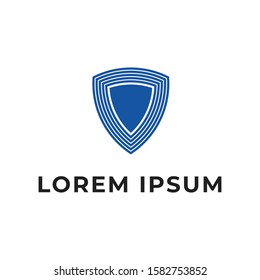 modern shield logo vektor designs