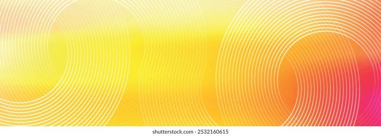 Modernes glänzendes abstraktes geometrisches Linienmuster mit Kreislinien. Geeignet für Cover, Banner, Broschüren