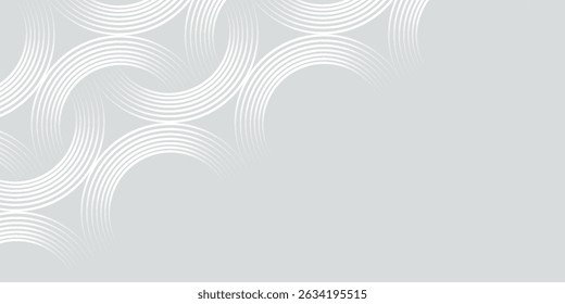  Modern shiny blue circle lines pattern. Futuristic technology concept for banner and cover. eps. 10