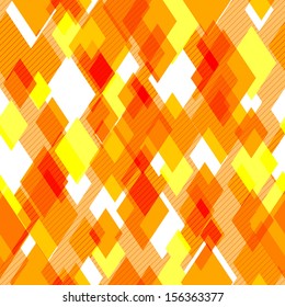 Modern Shiny Seamless Pattern with Diamonds and Small Stripes. For Textile, Fabric, Backgrounds, Summer Illustrations, etc
