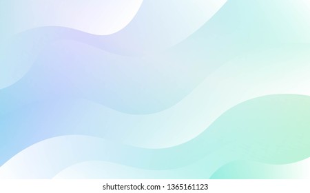 Modern Shiny Waves. For Your Design Ad, Banner, Cover Page. Vector Illustration with Color Gradient