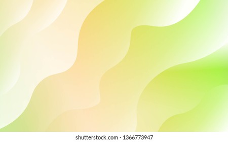 Modern Shiny Waves. For Your Design Ad, Banner, Cover Page. Vector Illustration with Color Gradient